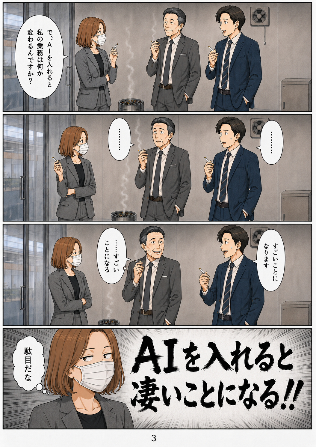 第1話　AIを入れるとすごいことになる 3ページ目